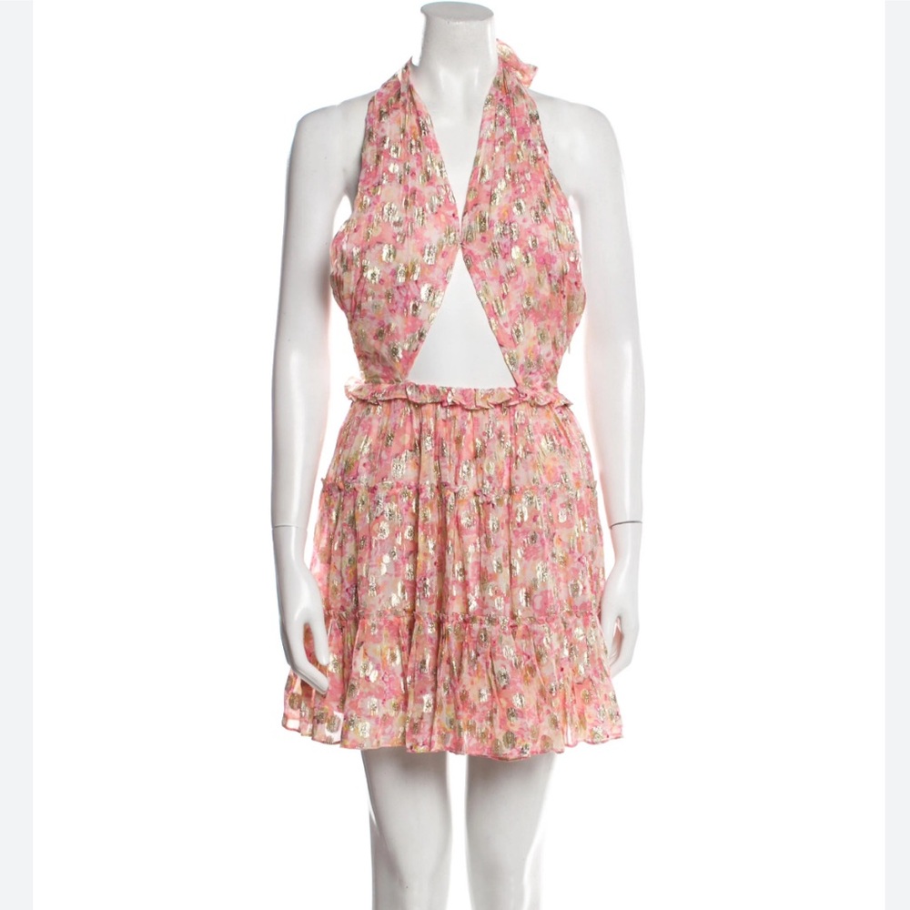 ROCOCO SAND
Floral Print Knee-Length Dress